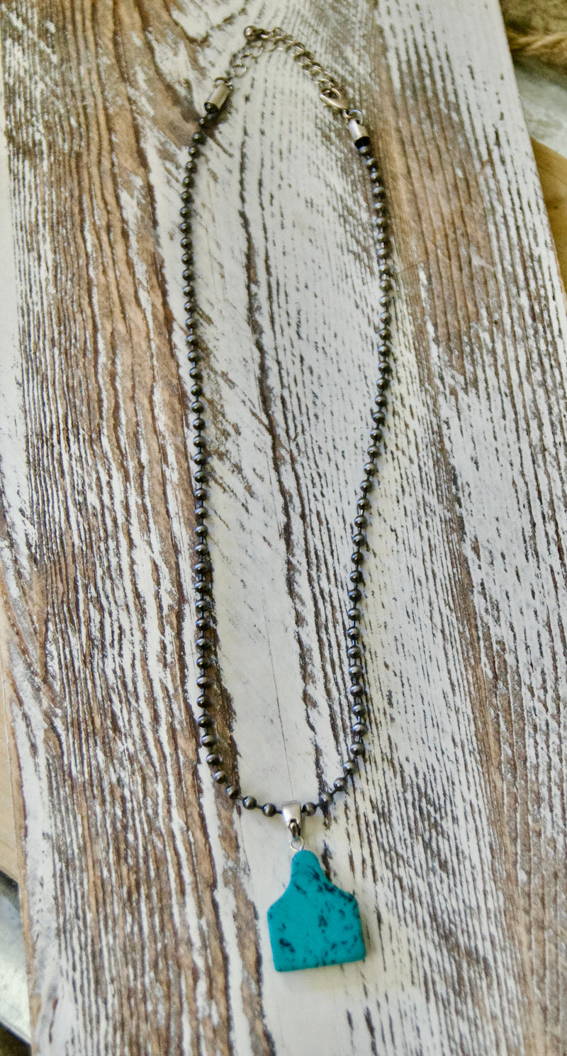 Western Tag Necklace