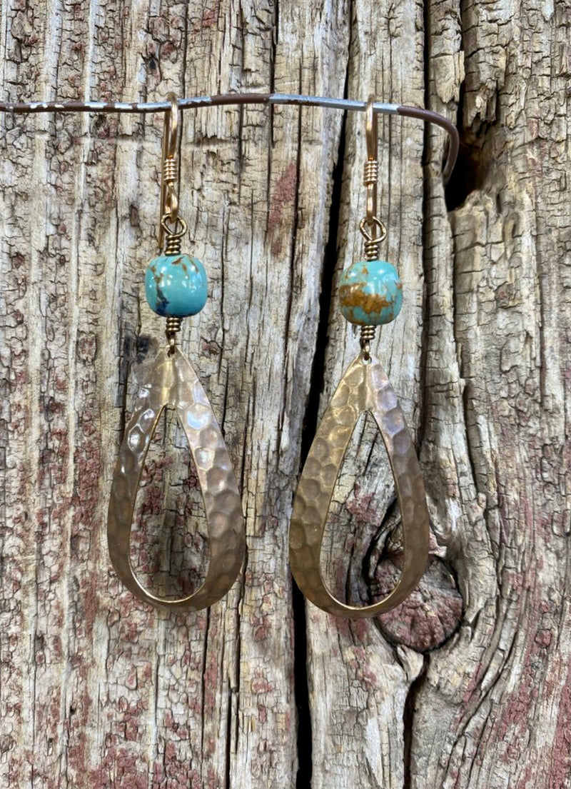 Bronze/Turquoise Earrings